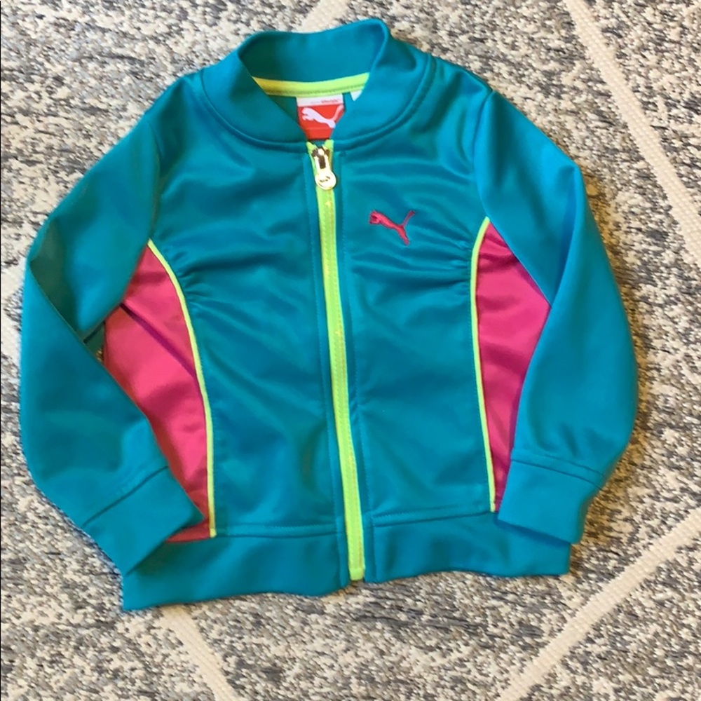 Toddler girls Puma track jacket 18m